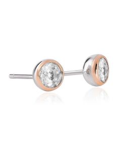 Clogau Celebration White Topaz stud earrings 3SEJS1