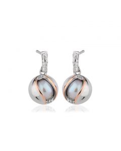 Clogau Oyster Pearl Earrings 3SSPE