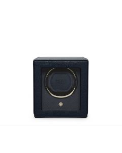Wolf Cub Navy Single Watch Winder With Cover 461117
