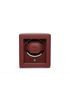 Wolf Cub Bordeaux Single Watch Winder With Cover 461126