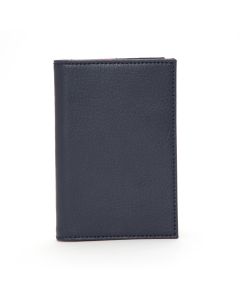 Wolf Howard Leather Navy Passport Holder 466517