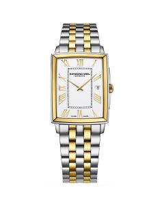 Raymond Weil Toccata Ladies Two Tone Watch with White Dial