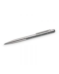 Crystal Shimmer ballpoint pen, Silver tone, Chrome plated