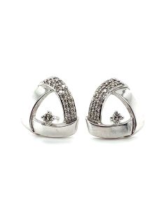 14ct White Gold 0.27ct Diamond Stud Earrings