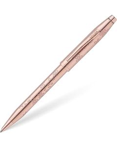 Cross Century II Cherry Blossom Rose Gold-Plated with Polished Rose Gold Ballpoint Pen