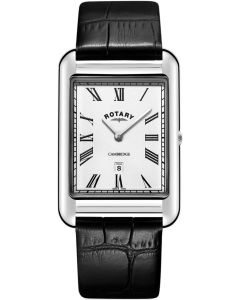 Rotary Cambridge Gents Watch on Black Strap