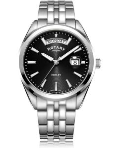 Rotary Mens Watch Henley, Black Dial