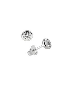Diamonfire Women'S Stud Earrings - 925 Sterling Silver-White Carats Line Zirconia 62 / 1274 / 1/082