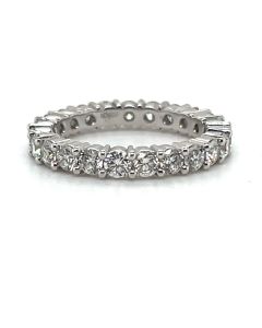 Platinum 1.73ct Diamond Full eternity ring