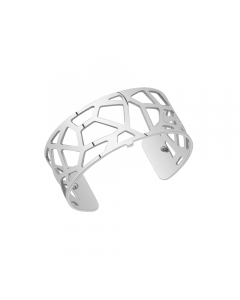 Les Georgettes 25mm Brass Silver Plated Girafe Bangle