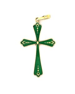 Pre-Owned 18ct Yellow Gold Cross Pendant