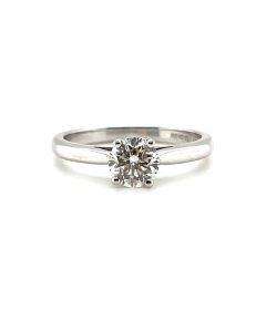 18ct White Gold 0.70ct Solitaire Diamond Ring
