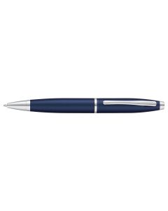 Cross Calais Matte Metallic Midnight Blue Ballpoint Pen AT0112-18
