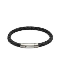 Unique & Co Sesame Leather Bracelet B492SE 19CM
