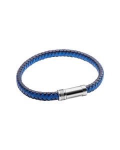 Fred Bennett Multi-Tone Woven Leather Bracelet
