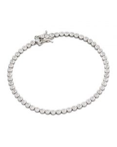 Beginnings Bezel Set Cz Bracelet