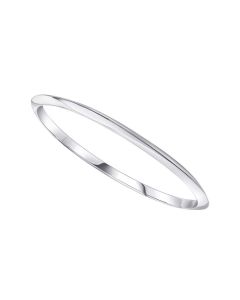 Silver Knife Edge Bangle