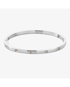 Clogau Ladies Insignia Sterling Silver Slim Bangle