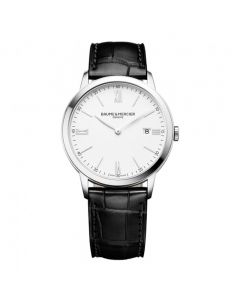 Baume Et Mercier Classima Quartz Steel Gents Watch On Strap