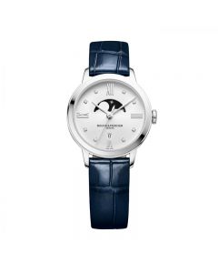 Baume Et Mercier Classima Quartz Steel Moonphase Watch