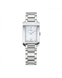 Baume Et Mercier Hampton Quartz Steel Ladies Mother Of Pearl Bracelet Watch