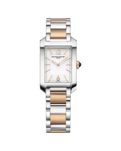 Baume & Mercier Hampton 35mm Stainless Steel and Rose Gold Plated Ladies Watch