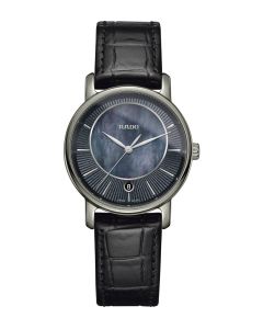 Rado Ladies Diamaster Ceramic Blue Dial Strap Watch R14064915