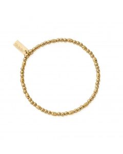 ChloBo Gold Dainty Sparkle Bracelet 