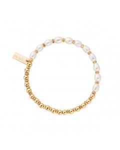 Chlobo Story of Love Gold plated bracelet GBSPEARL
