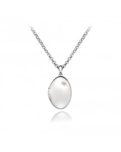 Hot Diamonds Confident Oval Locket Pendant