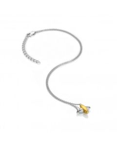 Hot Diamonds Coupled Two Tone Necklace