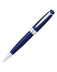 Cross Bailey Ballpoint Pen - Blue Lacquer Chrome Trim