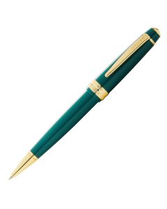 Cross Bailey Light Ballpoint Pen - Green Resin with Gold Plated Trim