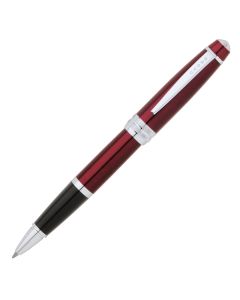 Cross Bailey Rollerball Pen - Red Lacquer Chrome Trim