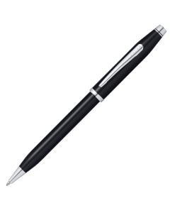 Cross Century II Ballpoint Pen - Black Lacquer Chrome Trim
