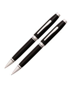 Cross Coventry Ballpoint Pen & Pencil Set - Black Lacquer