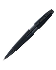 Cross Edge Rollerball Pen - Matte Black Lacquer PVD Trim