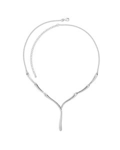 Lucy Q Single Melting Wishbone Necklace DN11
