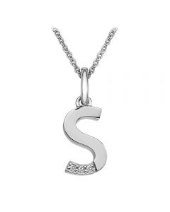 Hot Diamonds 'S' Micro Pendant & Chain DP419