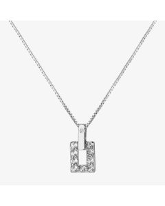Hot Diamonds Most Loved Silver Teardrop Necklace 