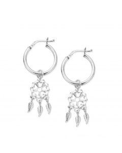 ChloBo Dream Catcher Hoops Sterling Silver