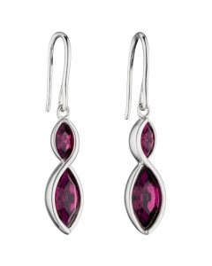 Fiorelli Navette Crystal Twist Earrings