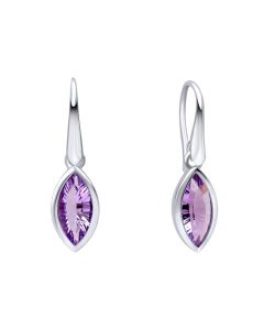 Fiorelli Concave Cut Amethyst Earrings