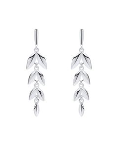 Long Leaf Drop Earrings