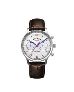 Rotary Mens Avenger Chronograph With White Dial 