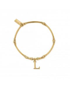 Chlobo Gold Iconic Initial Bracelet - L