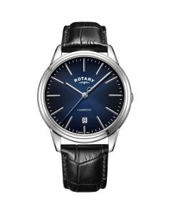Rotary Mens Cambridge With Blue Dial