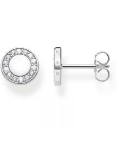 Thomas Sabo Ear studs circle with white stones