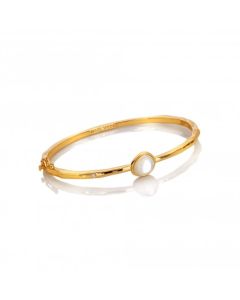 Hot Diamonds X GE Calm Bangle with Mother of Pearl