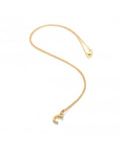 HD X JJ Letter C Pendant - Yellow Gold Plated